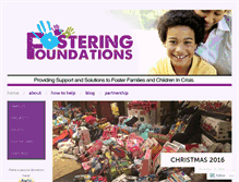 Tablet Screenshot of fosteringfoundations.org